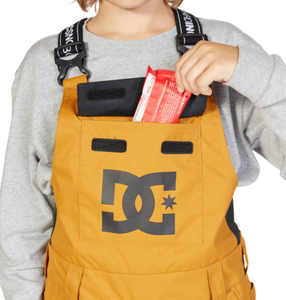 PANTALON DC JUNIOR ROADBLOCK TECHNICAL SNOW BIB - CATHAY SPICE