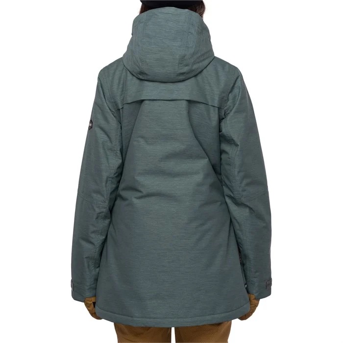 MANTEAUX 686 SPIRIT INSULATED JACKET POUR FEMME - GOBLIIN GREEN HEATHER