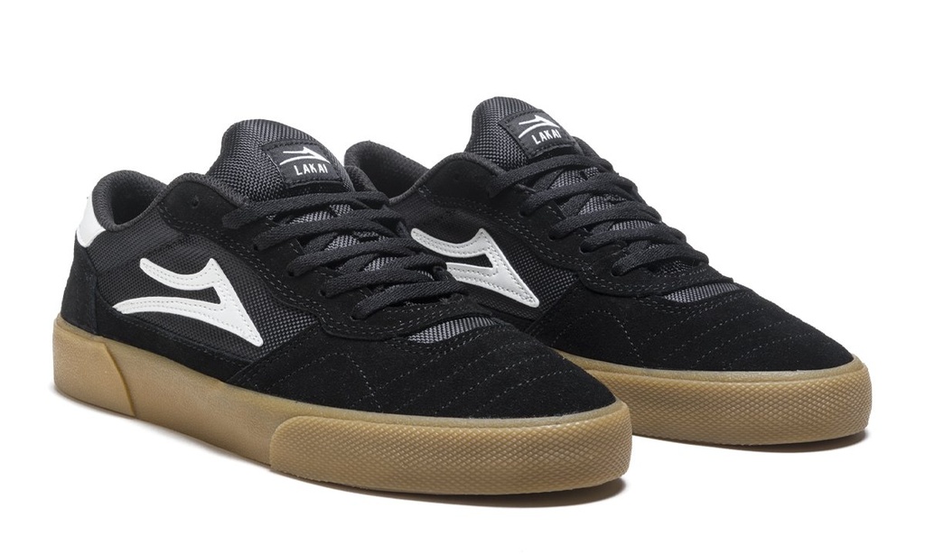 Soulier Lakai Cambridge / Black Gum Suede