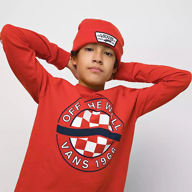 TUQUE VANS JUNIOR MILFORD BEANIE - MOLTEN LAVA