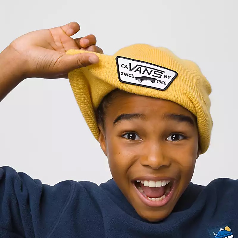 TUQUE VANS JUNIOR MILFORD BEANIE - YOLK JAUNE