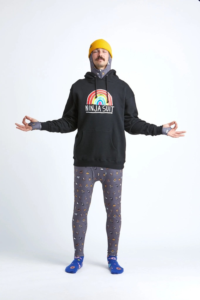 Conton ouaté Airblaster Ninja Rainbow - Noir