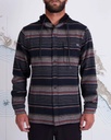 CHEMISE SALTY CREW MAINLAND LONG SLEEVE FLANNEL - BLACK