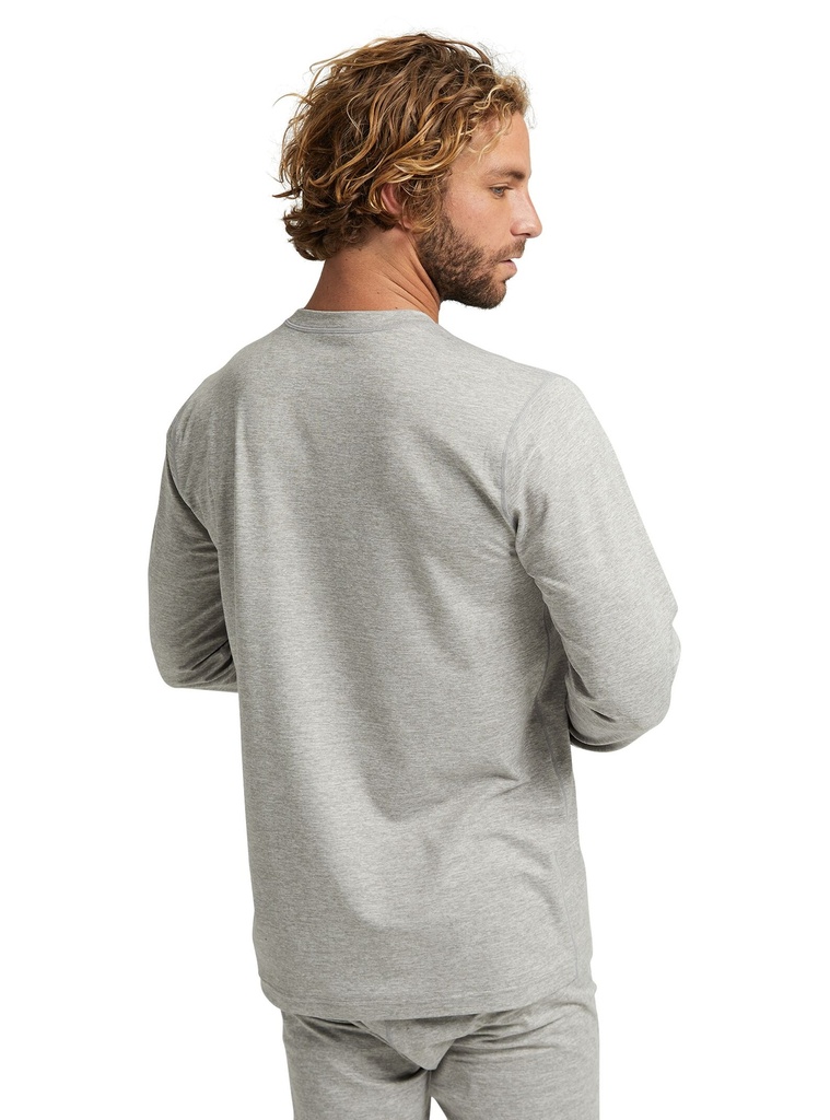 SOUS-VÊTEMENT BURTON MIDWEIGHT CREW - GRAY HEATHER