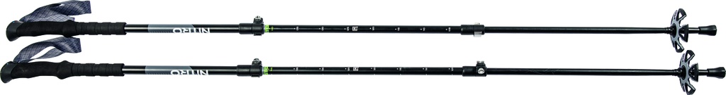 POLES NITRO TELESCOPIC - NOIR