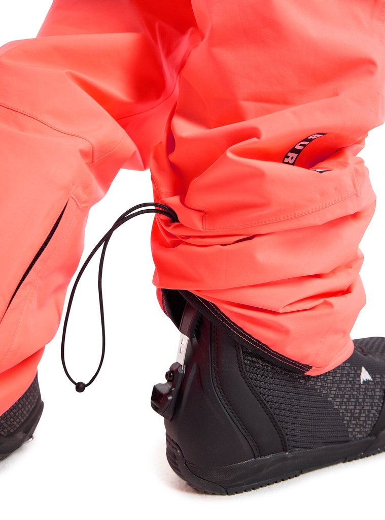 PANTALON BURTON POWLINE GORE-TEX 2L POUR FEMME - TETRA ORANGE