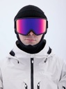 GOGGLE ANON M3 + ÉCRAN EN PRIME + MASQUE FACIAL MFI® -BLACK/SUNNY RED