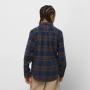 CHEMISE VANS JUNIOR WESTMINSTER FLANNEL - DRESS BLUES-GRAPE LEAF