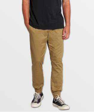 PANTALON VOLCOM FRICKIN SLIM JOGGER - DARK KHAKI