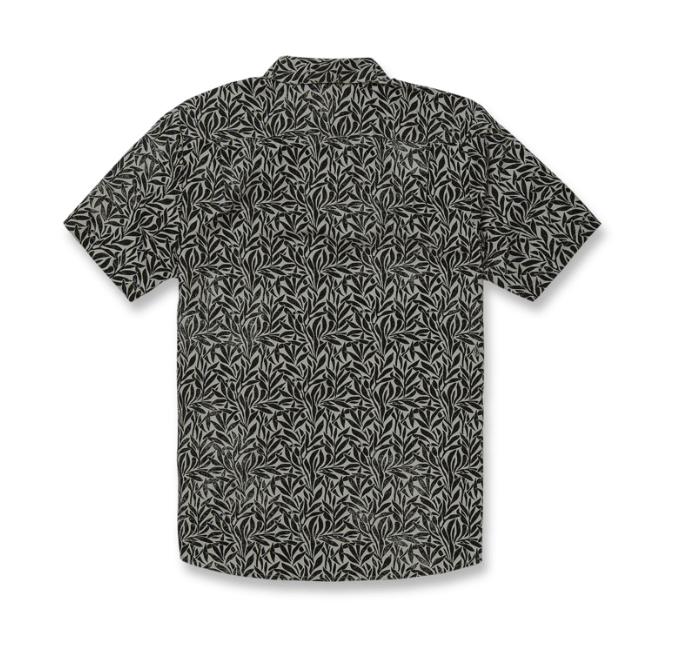 CHEMISE VOLCOM FALLING LEAF SHORT SLEEVE - PEWTER