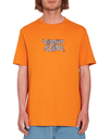 T-SHIRT VOLCOM FA J HAGER IN TYPE - SAFFRON