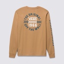 LONG SLEEVE T-SHIRT VANS THE ORIGINAL BFF TEE POUR FEMME - TOBACCO