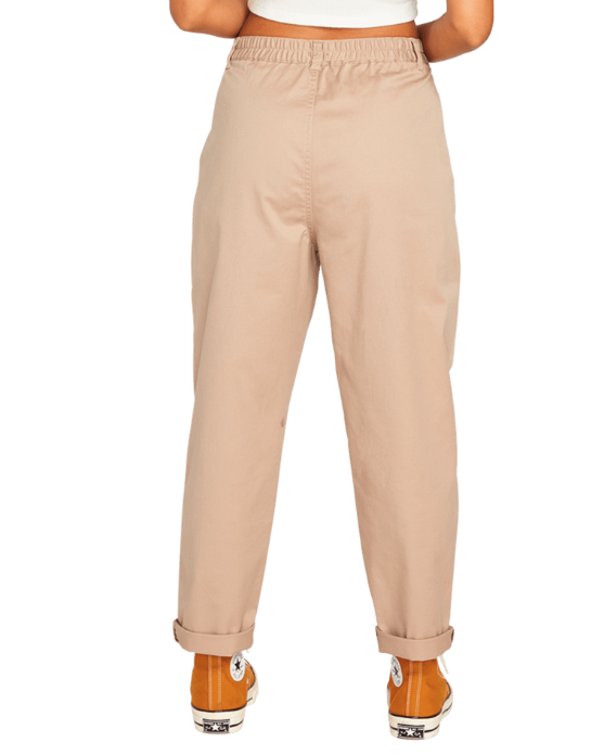 PANTALON VOLCOM FROCHICKIE TROUSER POUR FEMME - TAUPE