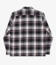 CHEMISE VANS STRAIGHT HEM MELANGE FLANNEL BUTTONDOWN SHIRT - CHARCOAL HEATHER-MOLTEN LAVA (copie)