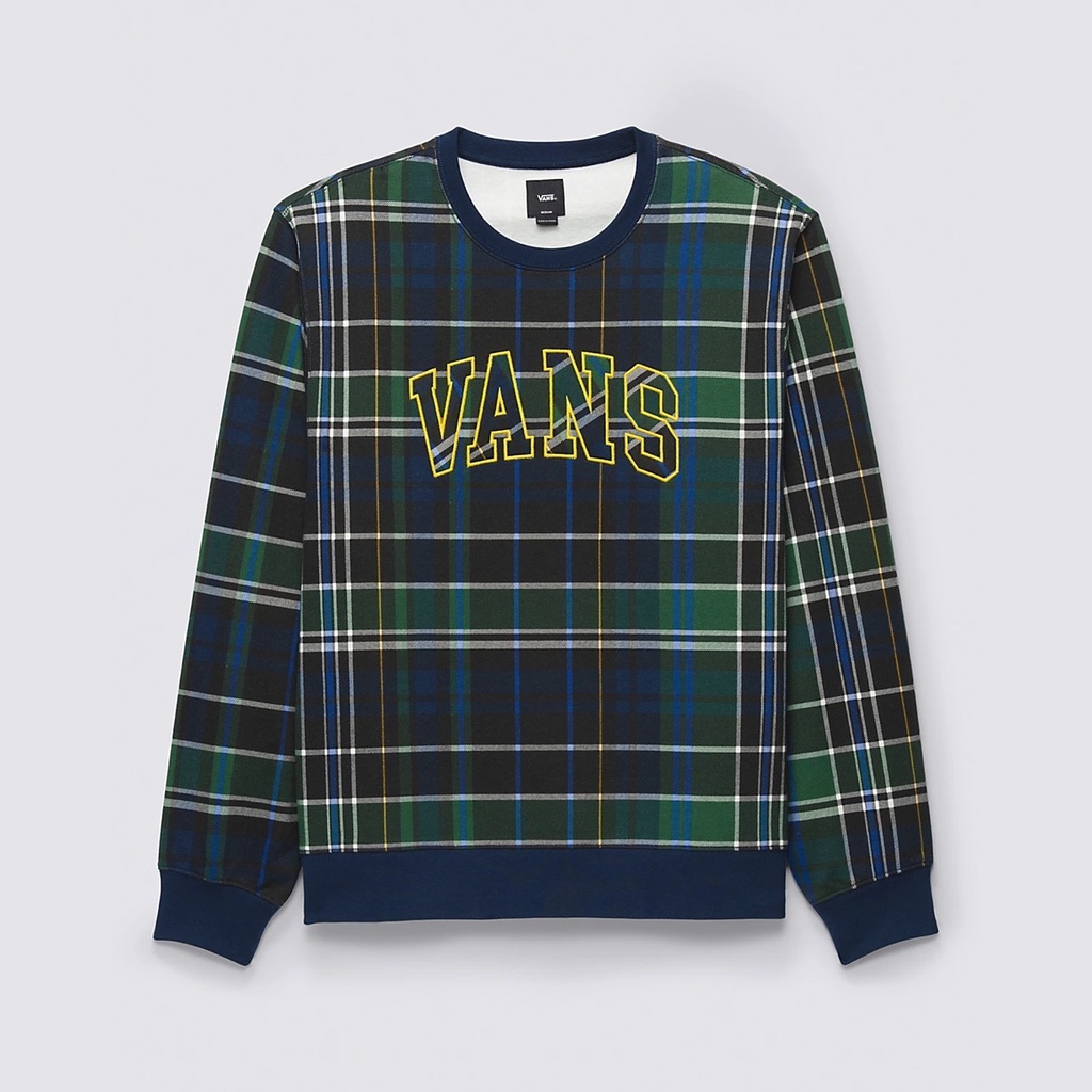 COTON OUATÉ VANS CLASSIC VANS PLAID CREWNECK - EDEN