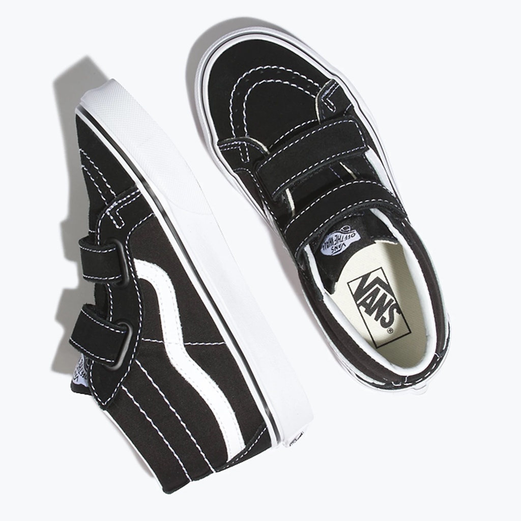 SOULIER VANS SK8-MID REISSUE V (CANVAS & SUEDE) POUR ENFANT - NOIR/NOIR (copie)
