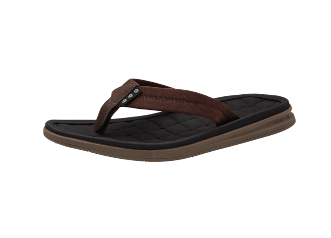 SANDALE VOLCOM V.CO DRAFT - BRUN