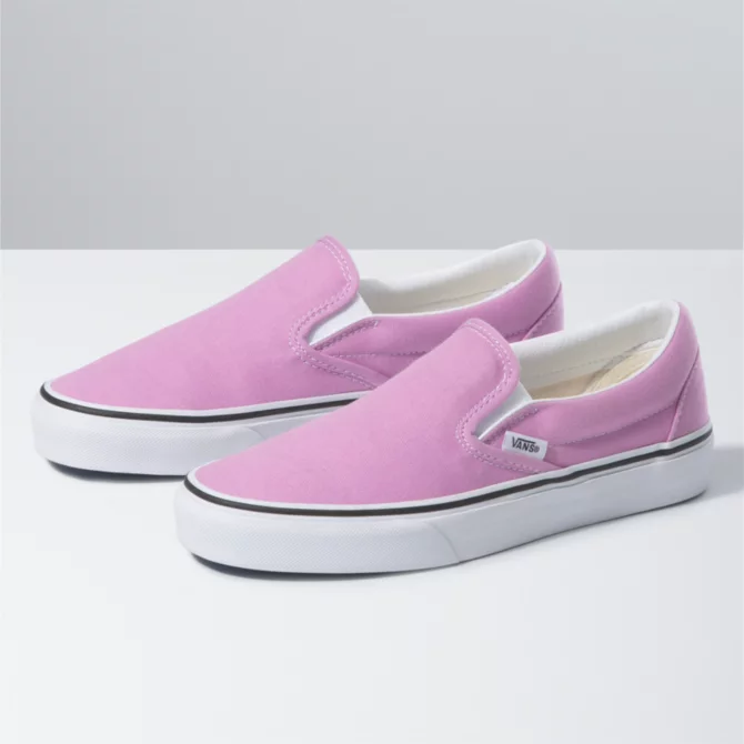 Soulier Vans Classic Slip-On ORCHID/TRUE WHITE