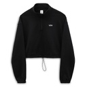 CHANDAIL VANS LEFT CHEST HALF ZIP - NOIR
