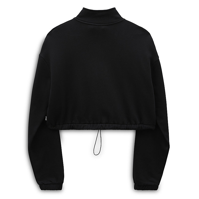 CHANDAIL VANS LEFT CHEST HALF ZIP - NOIR