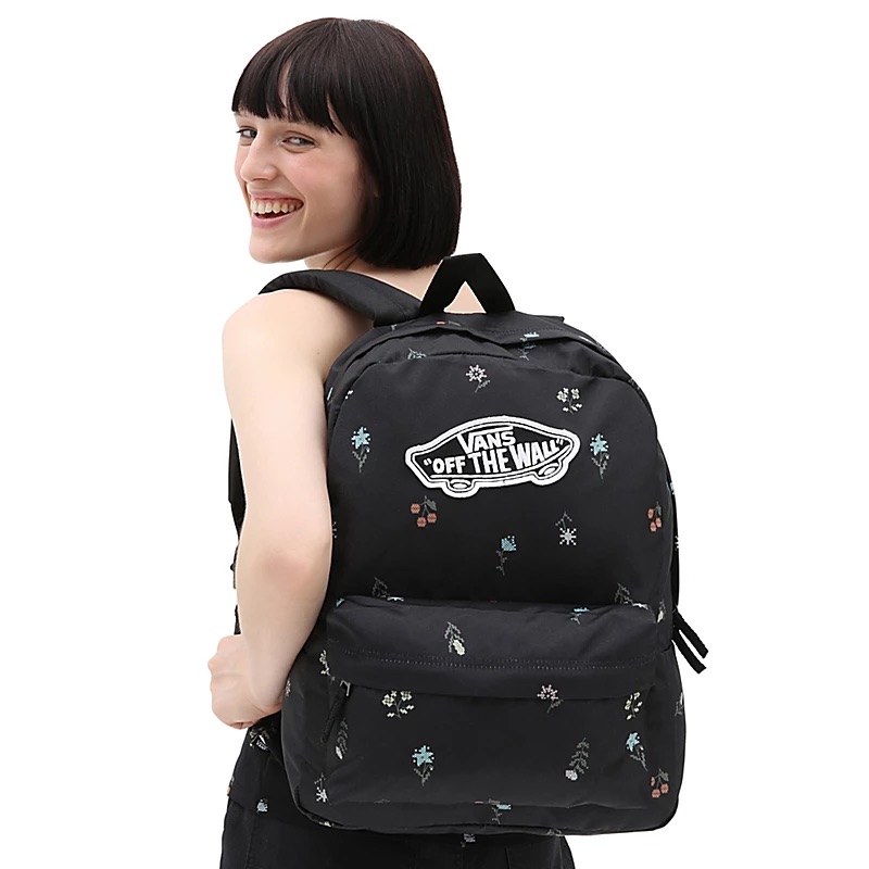 SAC À DOS VANS REALM - BLACK/ROSE SMOKE