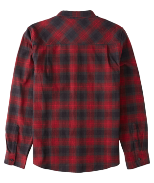 CHEMISE ELEMENT TACOMA FLANNEL LONG SLEEVE - RHUBARB