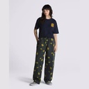 PANTALON VANS RANGE BAGGY TAPERED  ELASTIC WAIST PANT - NOIR/OLD GOLD