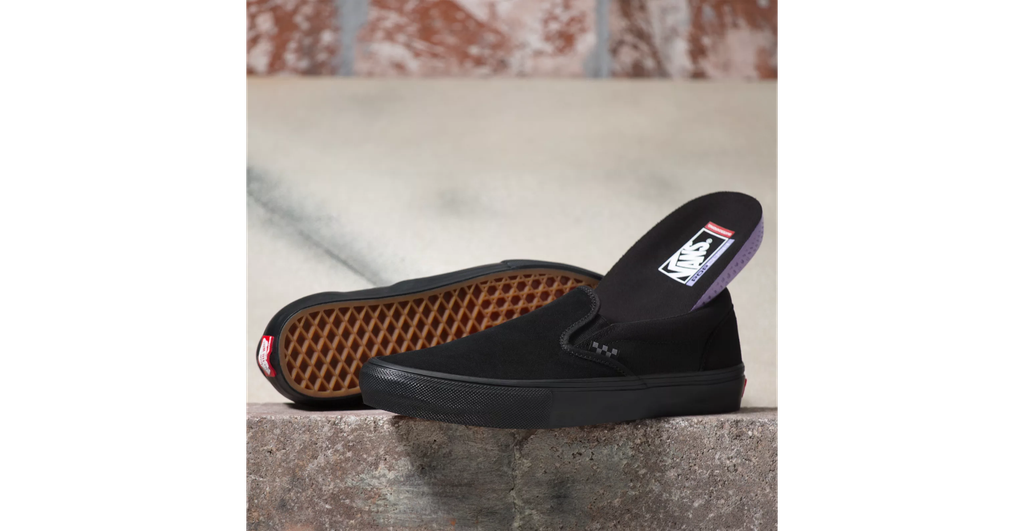 Soulier Vans Skate Slip-On Noir/Noir