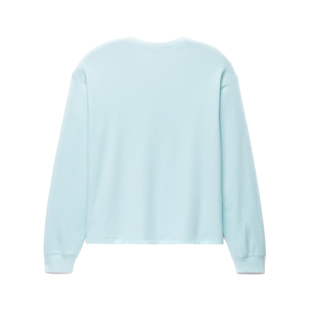 CHANDAIL VANS MARLEY II LONG SLEEVE HENLEY POUR FEMME - BLUE GLOW