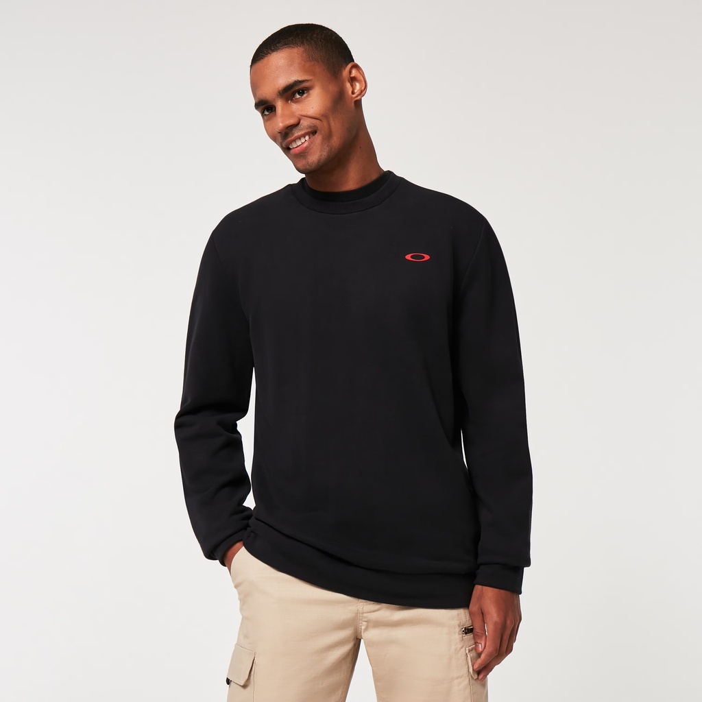 COTON OUATÉ OAKLEY VINTAGE CREW SWEATSHIRT - NOIR