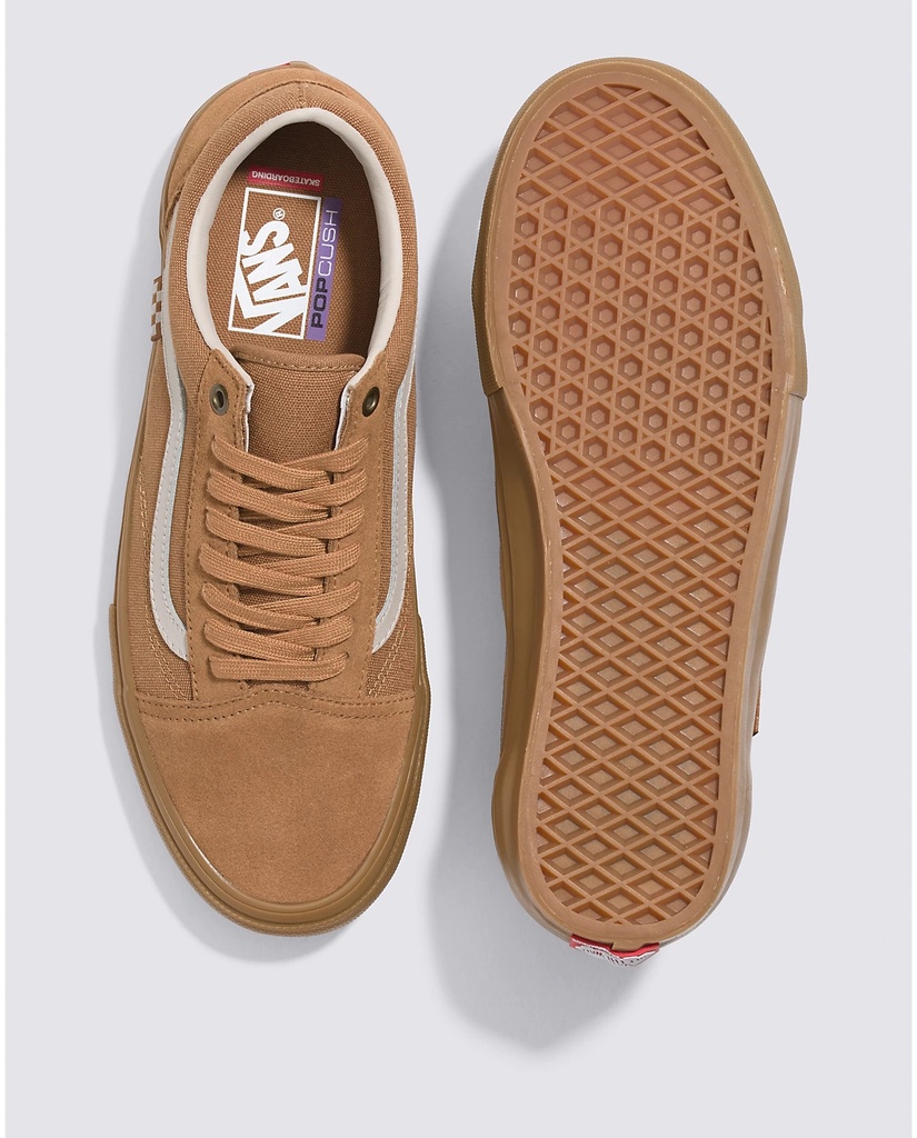 Soulier Vans Old Skool - LIGHT BROWN/GUM