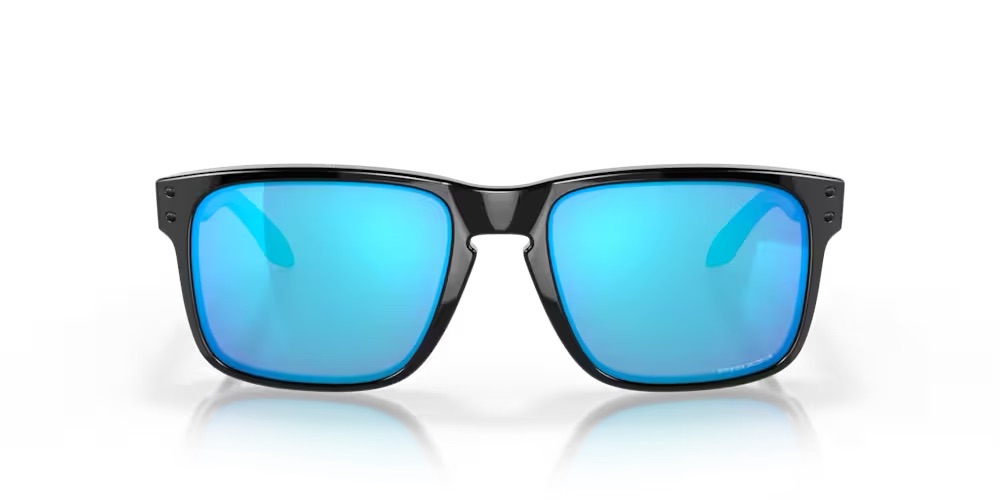 LUNETTE OAKLEY HOLBROOK POLISHED BLACK W/ PRIZM SAPPHIRE