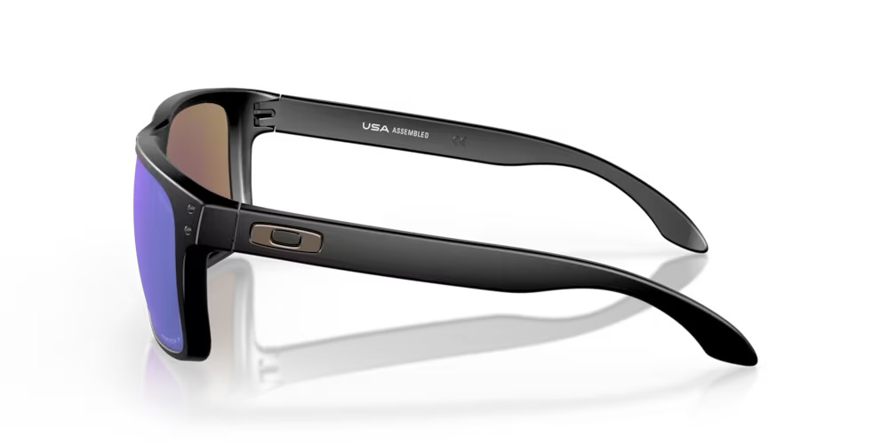 LUNETTE OAKLEY HOLBROOK XL MATTE BLACK W/ PRIZM SAPPHR IRID POLAR