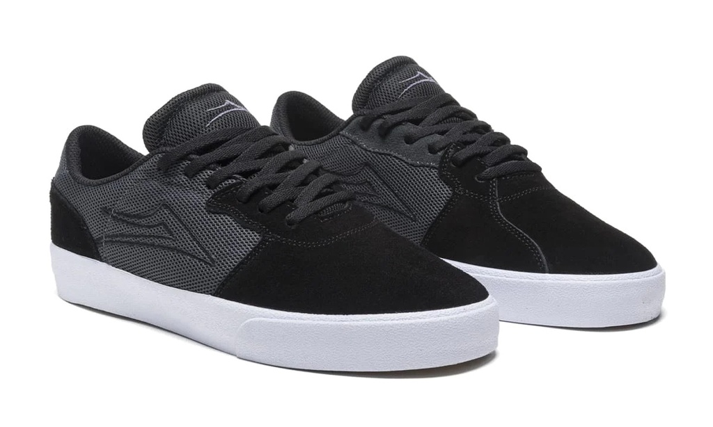 SOULIER LAKAI CARDIFF - BLACK/GREY SUEDE