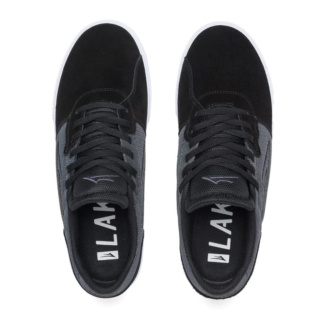 SOULIER LAKAI CARDIFF - BLACK/GREY SUEDE