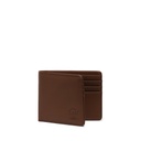 PORTEFEUILLE HERSCHEL CHARLIE VEGAN LEATHER - SADDLE BROWN