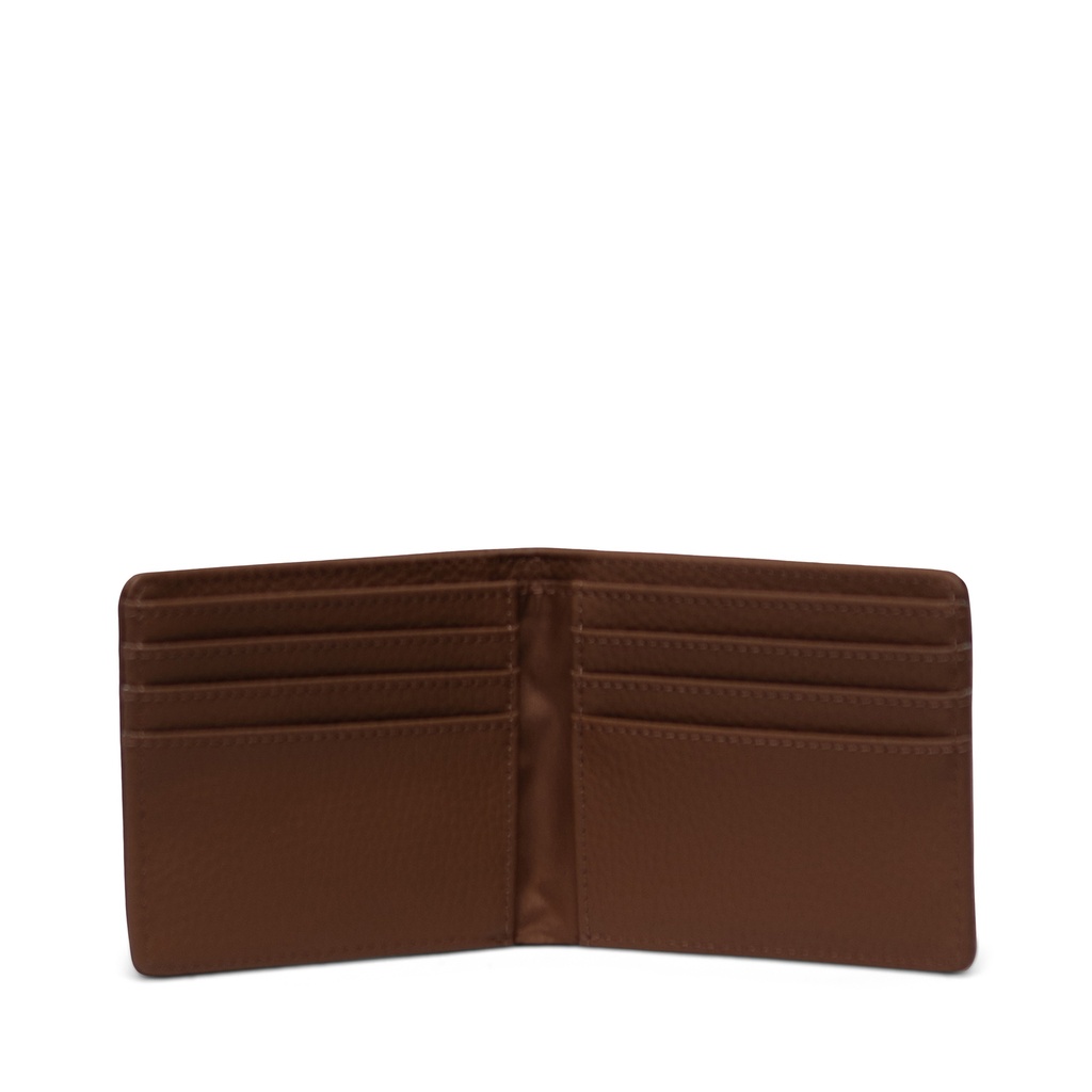 PORTEFEUILLE HERSCHEL CHARLIE VEGAN LEATHER - SADDLE BROWN