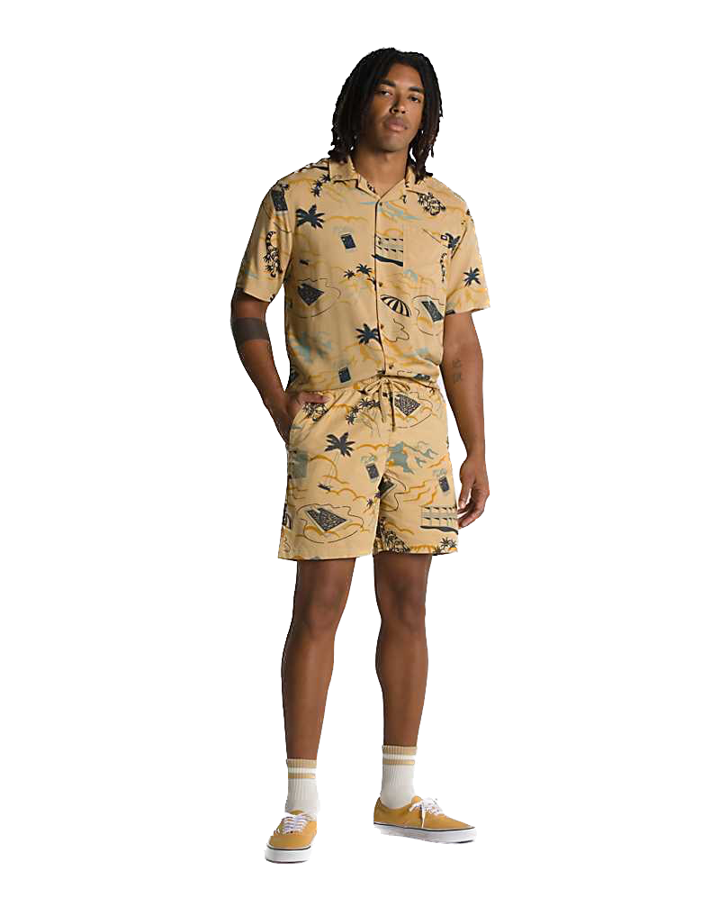 SHORT VANS RANGE RELAXED ELASTIC - TAOS TAUPE/ASPHALT