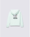 COTON OUATÉ VANS JUNIOR RAINBOW RIDER ZIP HOODIE - CLEARLY AQUA