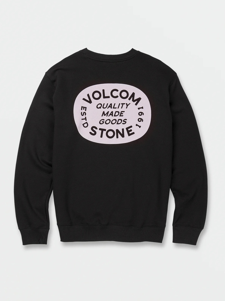 COTON OUATÉ VOLCOM PRODUCE CREW SWEATSHIRT - NOIR