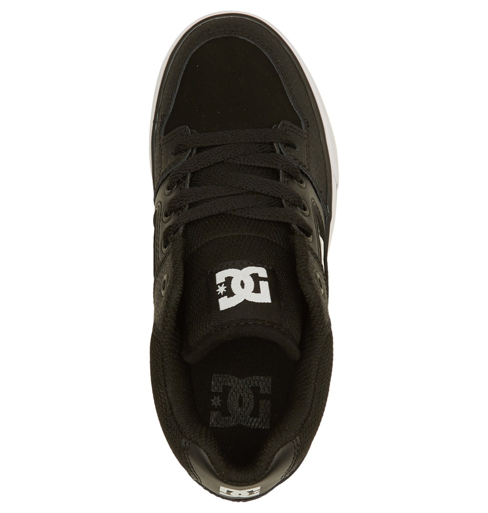 SOULIER DC JUNIOR PURE MID - NOIR/BLANC