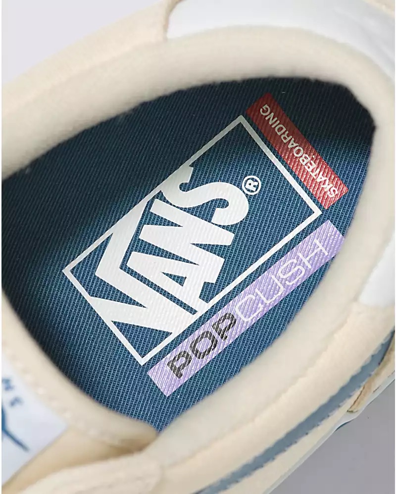 SOULIER VANS ROWAN - CREAM/LIGHT NAVY