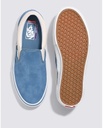 SOULIER VANS SKATE SLIP-ON - CREAM/LIGHT NAVY