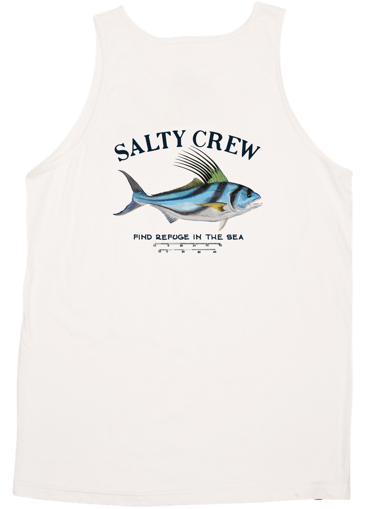 CAMISOLE SALTY CREW ROOSTER TANK - BLANC