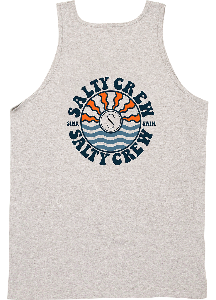 CAMISOLE SALTY CREW SUNWAVES TANK - ATHLETIC HEATHER