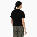 T-Shirt Dickies Oakport Cropped pour Femme - Noir