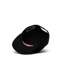 CASQUETTE HERSCHEL WHALER 6 PANEL CAP TONAL - NOIR