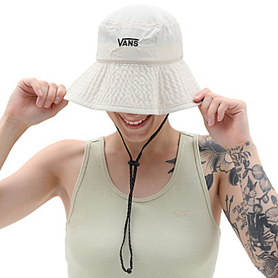 CHAPEAU VANS SIGHTSEER BUCKET HAT NOIR POUR FEMME - OATMEAL