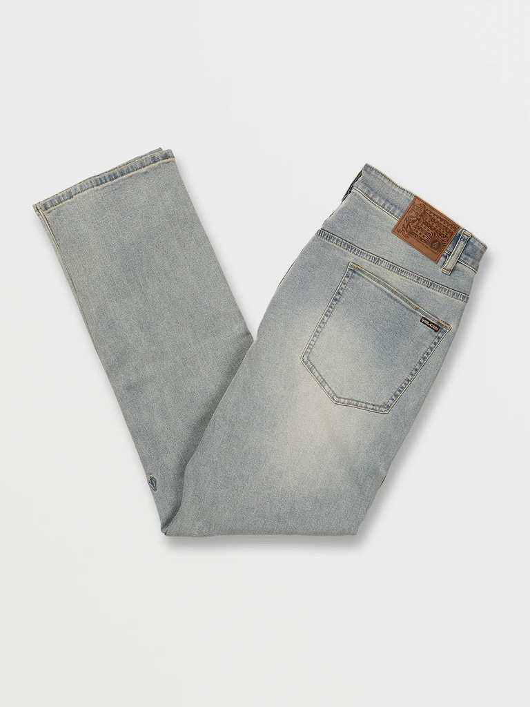 JEANS VOLCOM SOLVER DENIM - WORKER INDIGO (WIV)