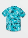 CHEMISE VOLCOM MARBLE FLORAL SHORT SLEEVE - AGED INDIGO